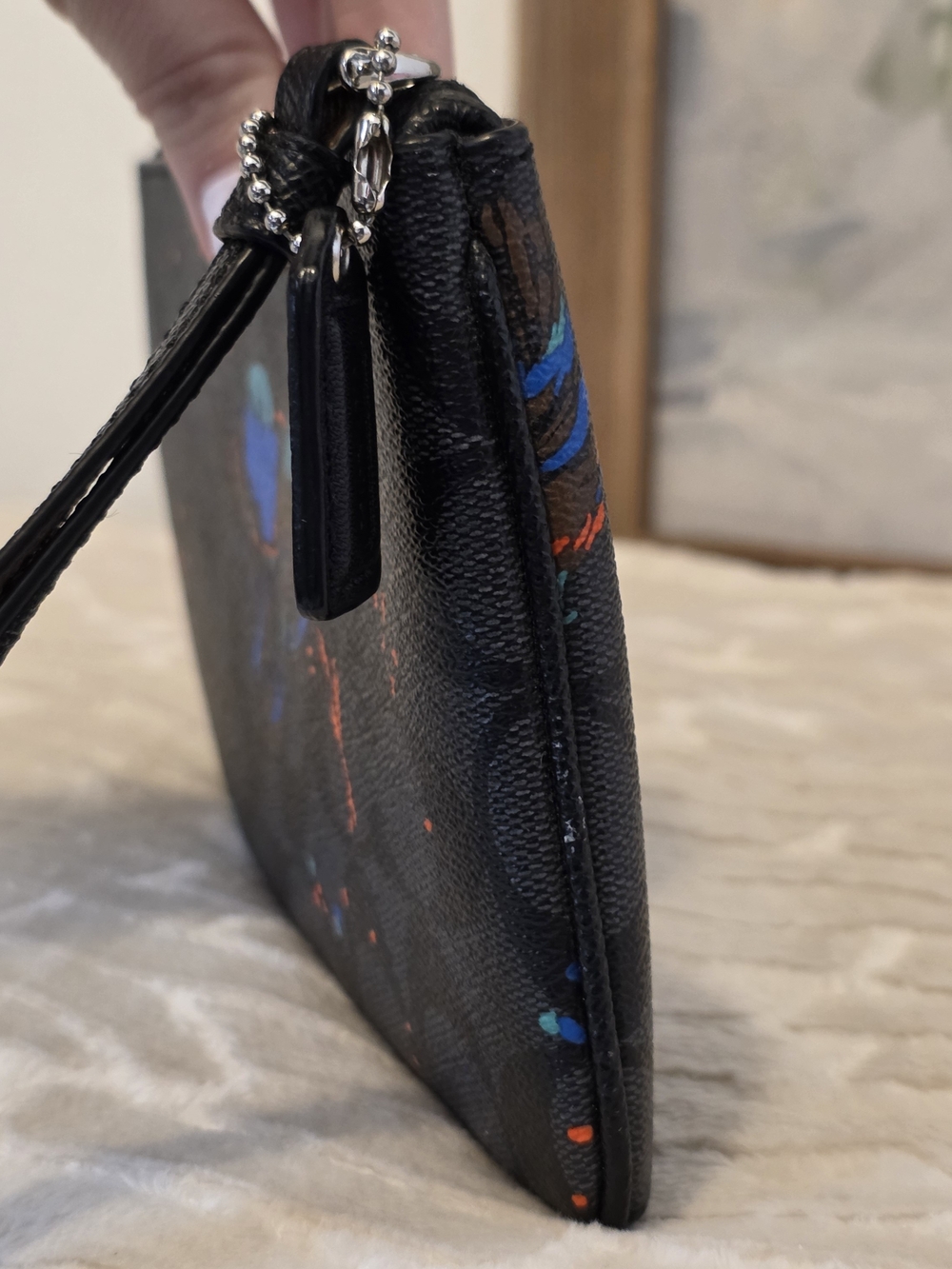 COACH Sierra Bird - Black Signature Coated Canvas - Picture 5 of 11